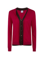 Load image into Gallery viewer, Paul Smith Layered Design V-Neck Cardigan Red
