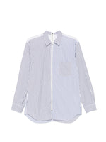 Load image into Gallery viewer, Comme Des Garçons Striped Zip Shirt Blue White
