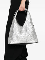 Load image into Gallery viewer, MM6 Maison Margiela Crinkled Japanese Bag Silver
