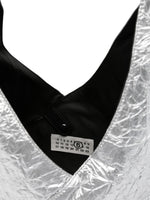 Load image into Gallery viewer, MM6 Maison Margiela Crinkled Japanese Bag Silver
