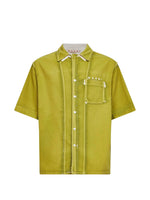 Load image into Gallery viewer, Marni Screen-printed Denim Shirt Lemonade Green
