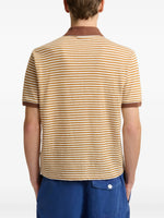Load image into Gallery viewer, Marni Striped Polo Shirt Neutral Brown
