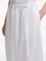 Load image into Gallery viewer, Marni Draped Wide Leg Trousers White
