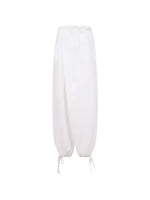 Load image into Gallery viewer, Marni Draped Wide Leg Trousers White
