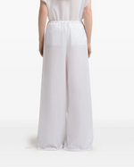 Load image into Gallery viewer, Marni Draped Wide Leg Trousers White
