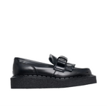 Load image into Gallery viewer, Comme des Garçons Bow Detail Fringed Loafers Black
