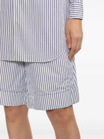 Load image into Gallery viewer, Comme des Garçons Crinkle Effect Striped Shorts
