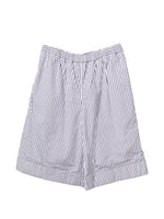 Load image into Gallery viewer, Comme des Garçons Crinkle Effect Striped Shorts
