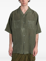 Load image into Gallery viewer, Comme des Garçons HOMME Pinstripe Short-Sleeve Shirt
