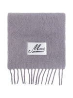 Load image into Gallery viewer, Marni Alpaca Wool Scarf Lilac Grey
