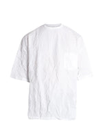 Load image into Gallery viewer, Comme des Garçons HOMME Crinkled Finish Chest-Pocket T-Shirt White
