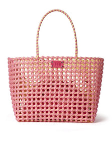 MSGM Large Woven Tote Bag