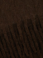 Load image into Gallery viewer, Marni Alpaca Wool Scarf Dark Brown
