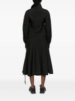 Load image into Gallery viewer, Y-3 Logo Print Zip-Fastening Midi Dress Black
