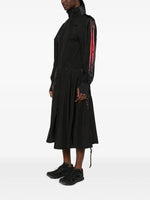 Load image into Gallery viewer, Y-3 Logo Print Zip-Fastening Midi Dress Black
