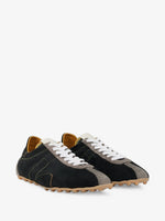 Load image into Gallery viewer, Maison Margiela Panelled Leather Suede Sprinters Black
