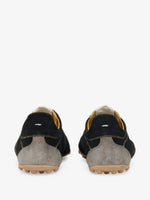 Load image into Gallery viewer, Maison Margiela Panelled Leather Suede Sprinters Black
