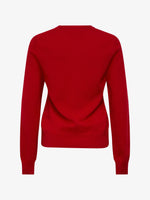Load image into Gallery viewer, Comme des Garçons Rib-Trim Fine Knit Button Cardigan Red
