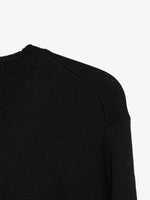 Load image into Gallery viewer, Comme des Garçons Asymmetric-Hem Sweater Black
