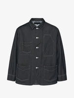 Load image into Gallery viewer, Comme des Garçons HOMME Contrast-Stitch Patch-Pocket Jacket Dark Grey
