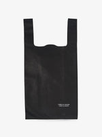 Load image into Gallery viewer, Comme des Garçons Logo Print Leather Tote Bag Black
