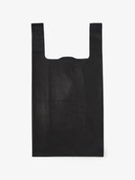 Load image into Gallery viewer, Comme des Garçons Logo Print Leather Tote Bag Black
