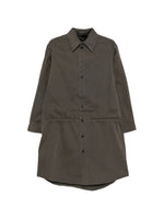 Load image into Gallery viewer, MM6 Maison Margiela Shirt Dress With Drawstring Waist Brown

