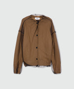 Load image into Gallery viewer, MSGM Wool Blend Cardigan With Tulle Layer Beige
