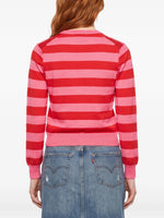 Load image into Gallery viewer, Comme des Garçons Striped Sweater Red Pink
