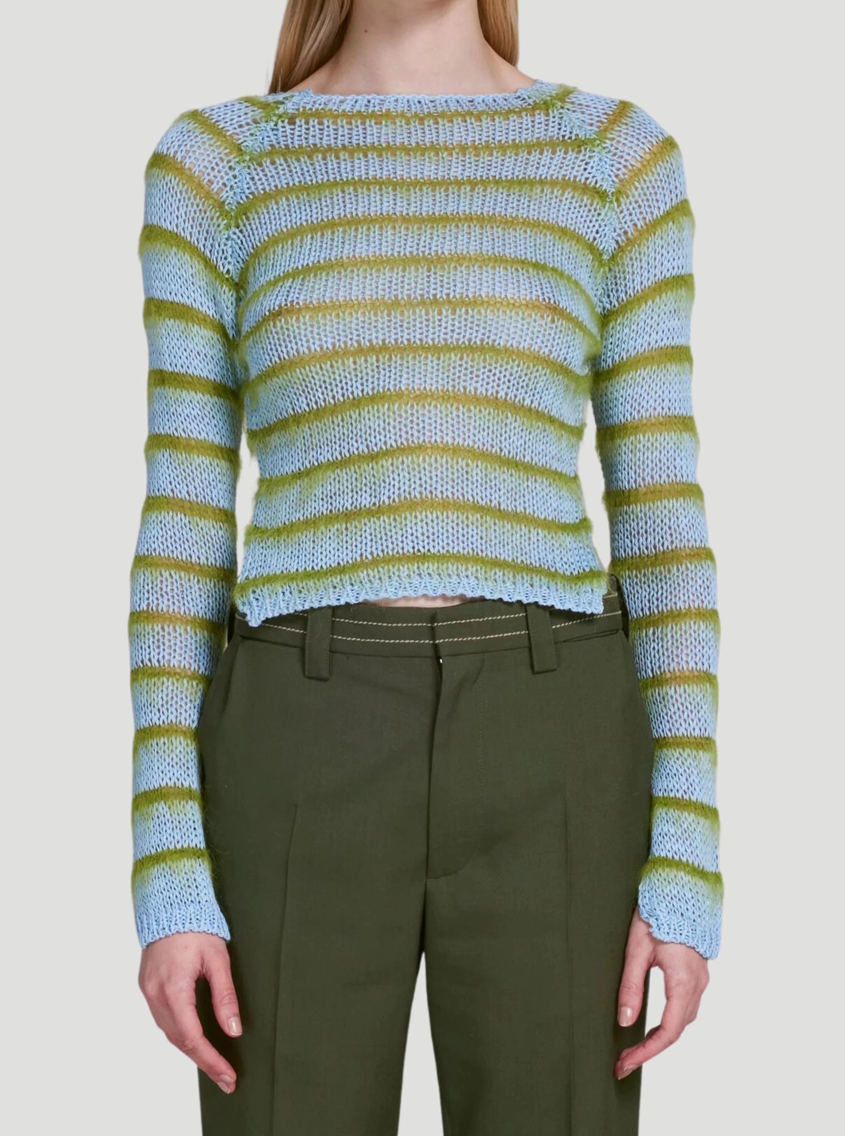 Marni Striped Boatneck Sweater
