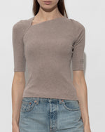 Load image into Gallery viewer, MM6 Maison Margiela Fitted Top Beige
