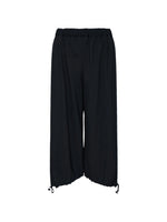 Load image into Gallery viewer, Comme des Garçons Tropical Wool Tie Cuff Pants Black
