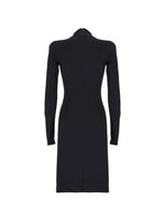 Load image into Gallery viewer, MM6 Maison Margiela Velvet Effect Long Sleeve Midi Dress
