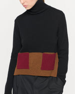 Load image into Gallery viewer, Plan C Cashmere Turtleneck Sweater Black
