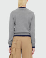 Load image into Gallery viewer, MSGM Cardigan With Contrasting Double-Edge Trim
