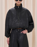 Load image into Gallery viewer, Haikure 'Jordan' Nappa Bomber Black
