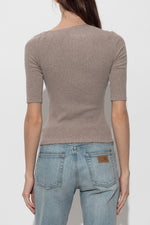 Load image into Gallery viewer, MM6 Maison Margiela Fitted Top Beige
