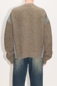 HOPE Patched Sweater Beige Melange