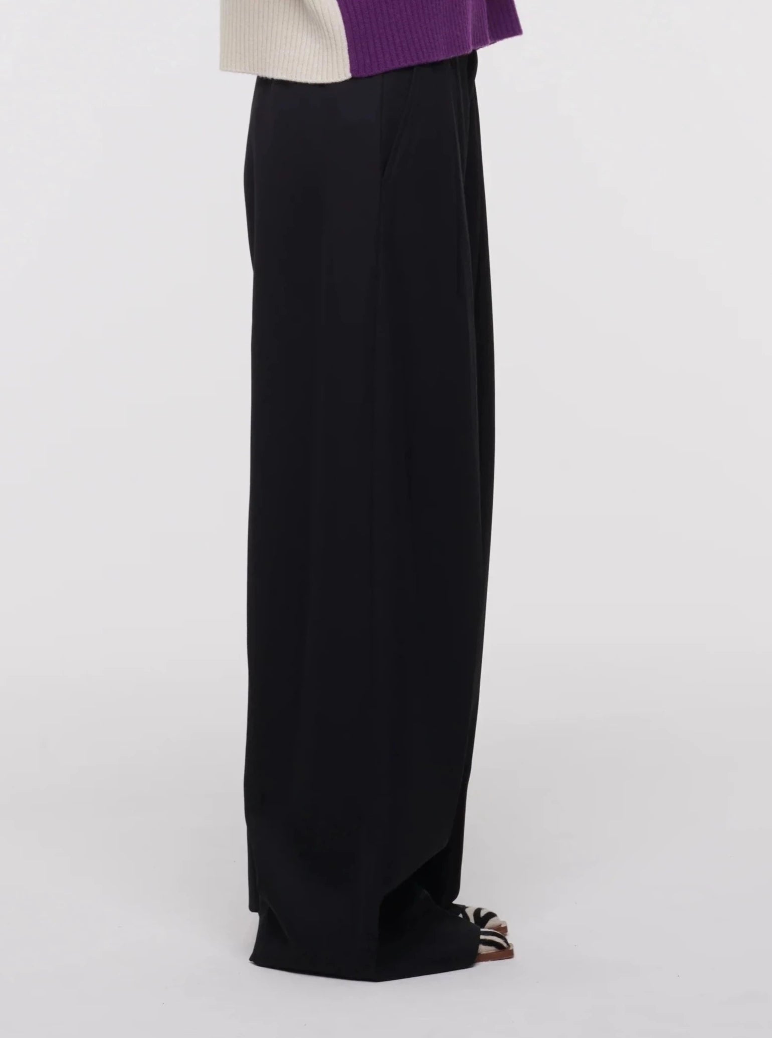 PLAN C Wide Leg Trousers