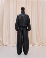 Load image into Gallery viewer, Haikure 'Jordan' Nappa Bomber Black
