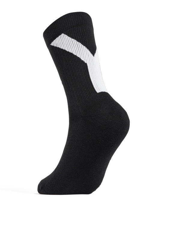 Y-3 Black and White Socks