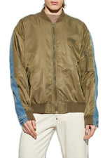 Load image into Gallery viewer, MM6 Maison Margiela Bomber Jacket With Denim Details
