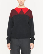 Load image into Gallery viewer, Plan C Intarsia Crew Neck Knit
