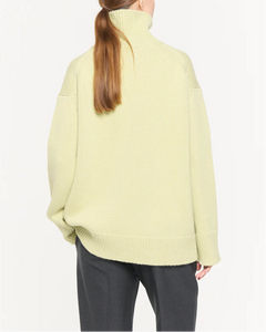 Plan C Cashmere Turtleneck Sweater Pistachio