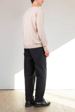 Load image into Gallery viewer, 7d Crewneck Sweater Merino Cashmere Oatmeal
