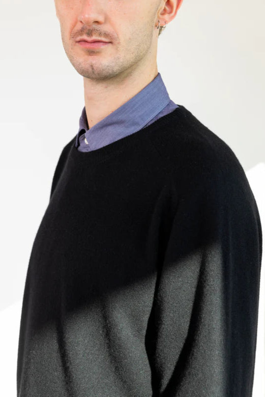 7d Crewneck Sweater Merino Cashmere Black