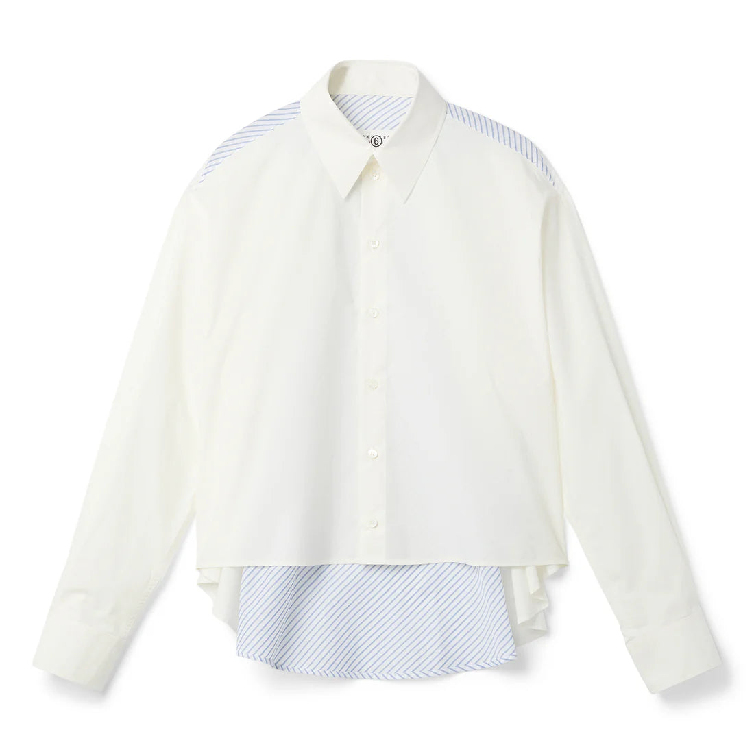 MM6 Maison Margiela Cropped Contrast Shirt