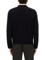 Load image into Gallery viewer, Paul Smith Contrast Collar Sweater Dark Navy
