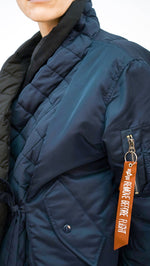 Load image into Gallery viewer, Lutz Huelle &#39;Match&#39; Bomber Navy
