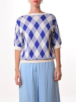 Load image into Gallery viewer, Just In Case &#39;Adelaide&#39; Argyle Print Pullover
